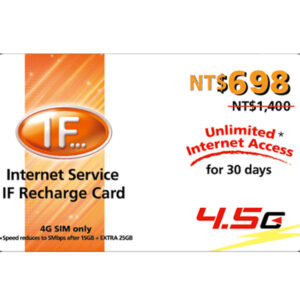 遠傳 4G 上網儲值卡 698元